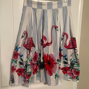 ✨ HP ✨Flamingo Skirt with pockets!